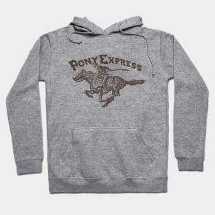 Pony Express 4 by Buck Tee Hoodie